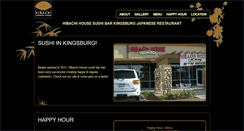 Desktop Screenshot of hibachihousesushibar.com